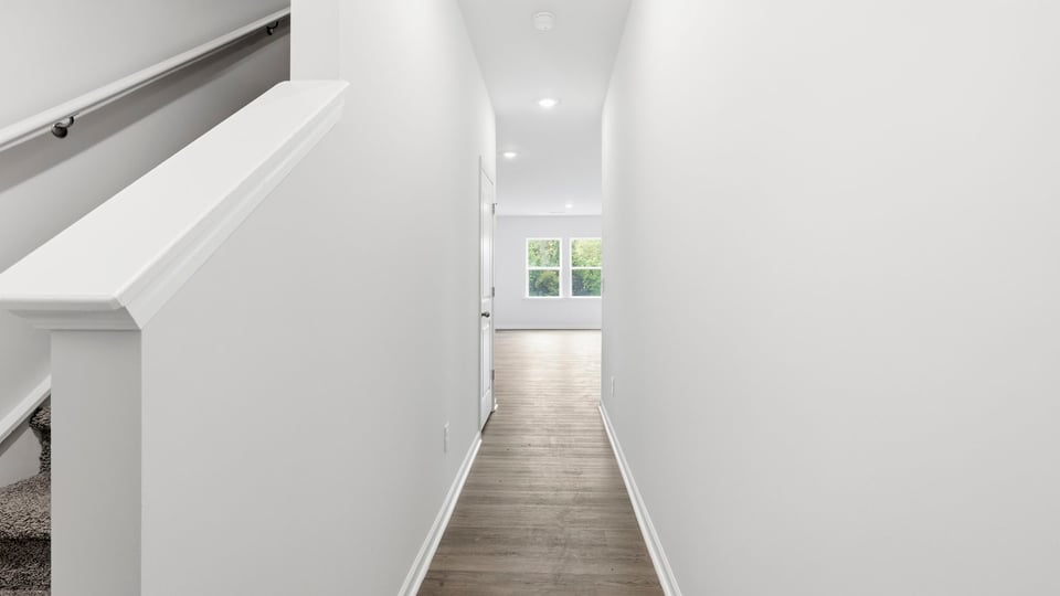Hallway into home.
