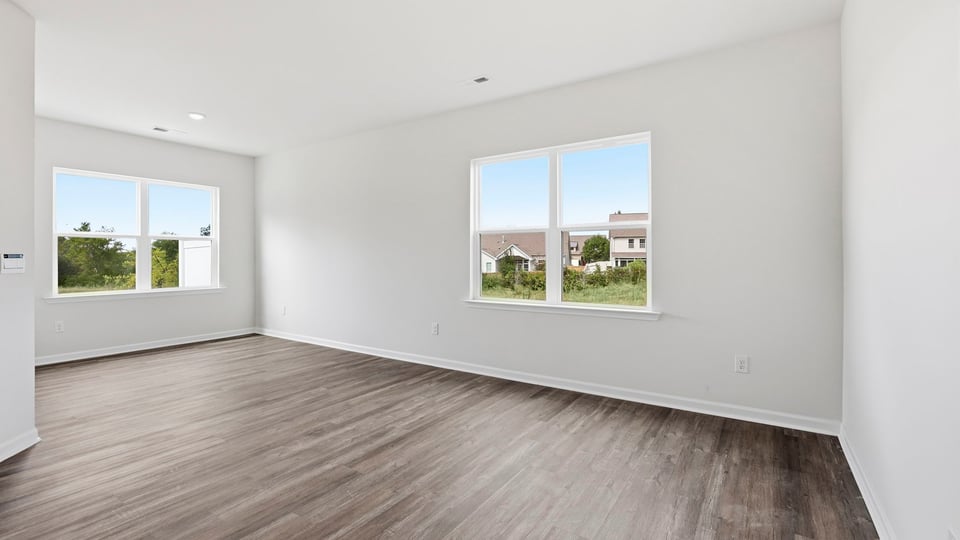 Living room with windows.