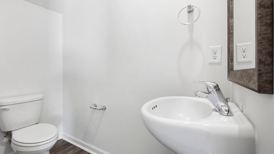 Half bathroom.