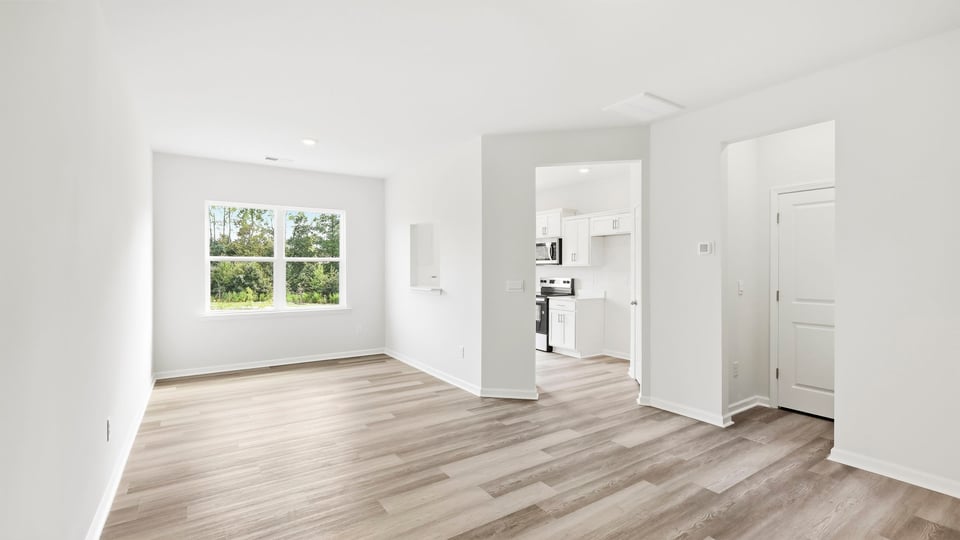 Living room with windows.