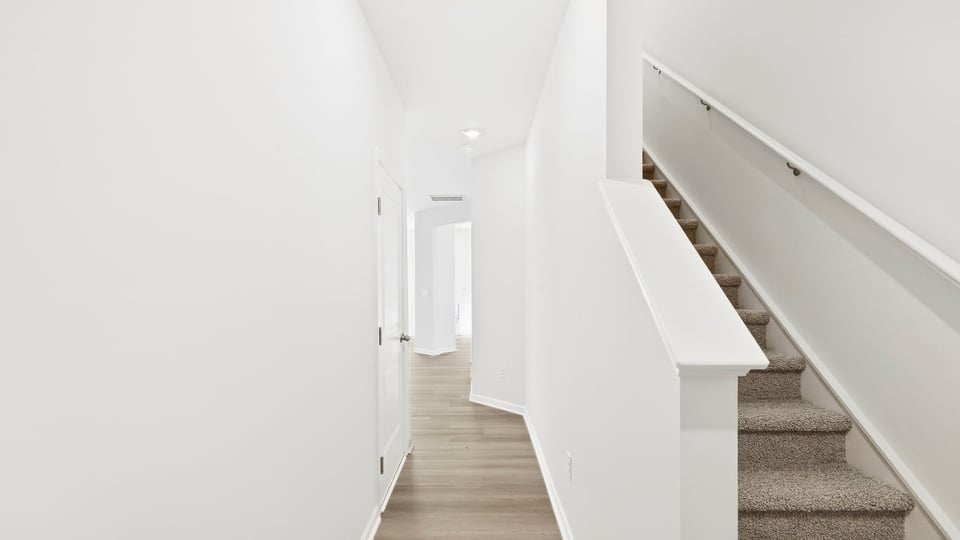Hallway into home.