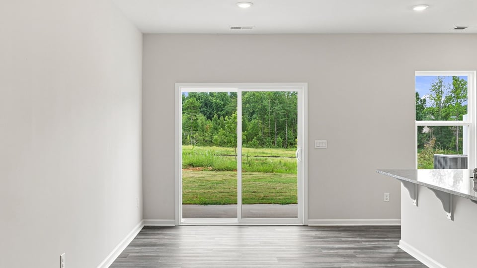 Living area with windows.