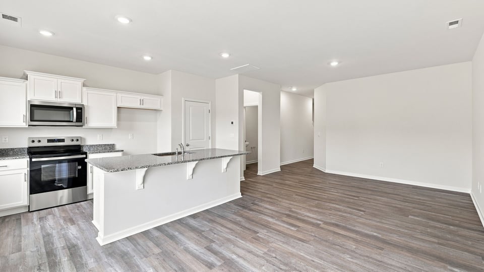 Living area with windows.
