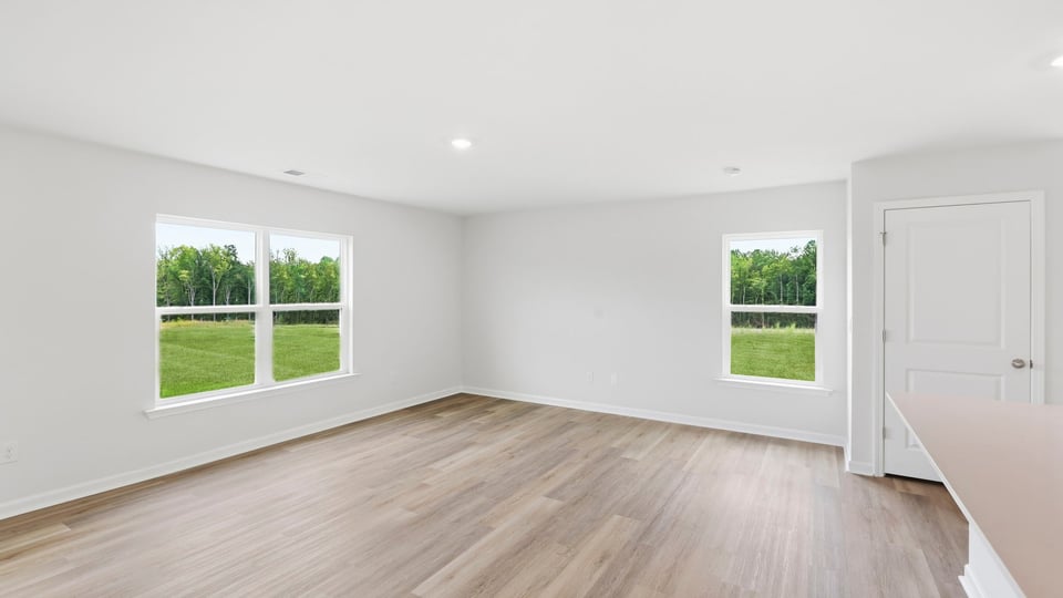 Living room with windows.