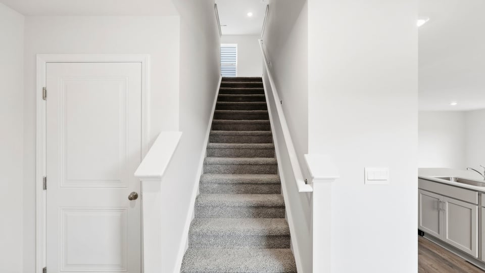 Stairs to bedroom.