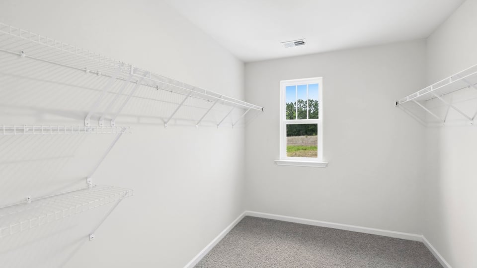 Closet with window