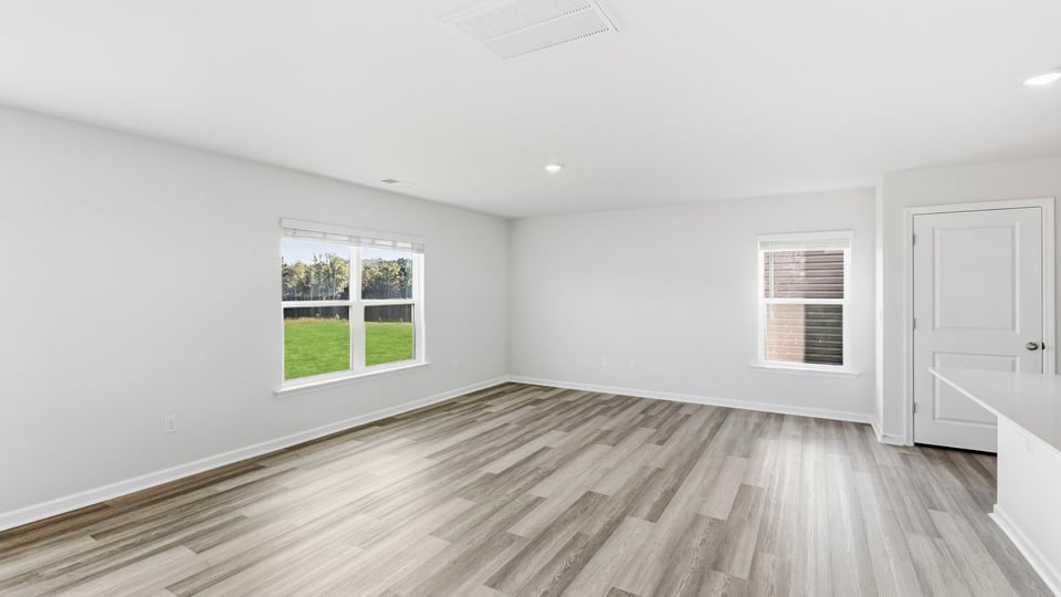 Living room with windows.