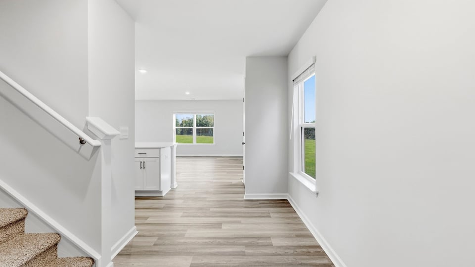 Hallway into home.