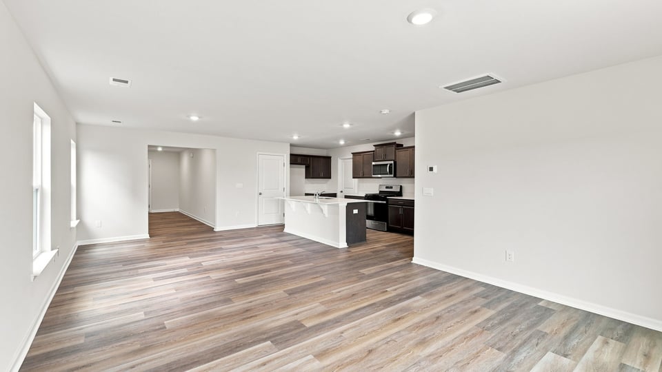 Living room with windows.