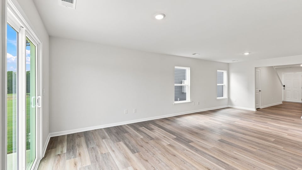Living room with windows.