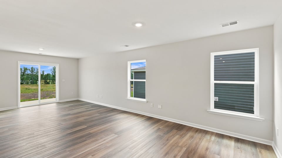 Living room with windows.