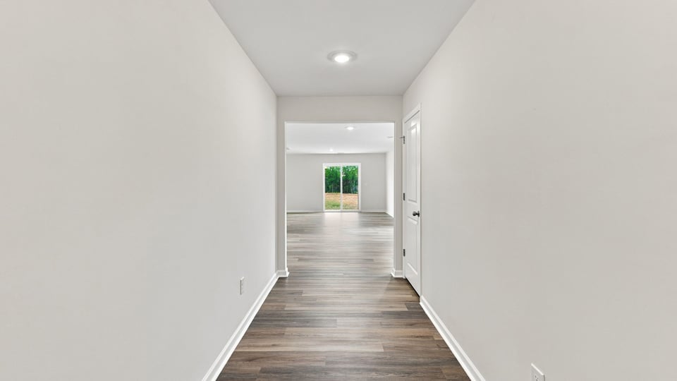 Hallway into home.
