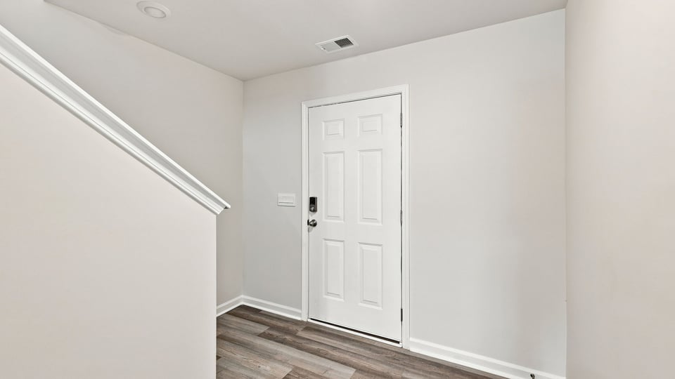View of front door.