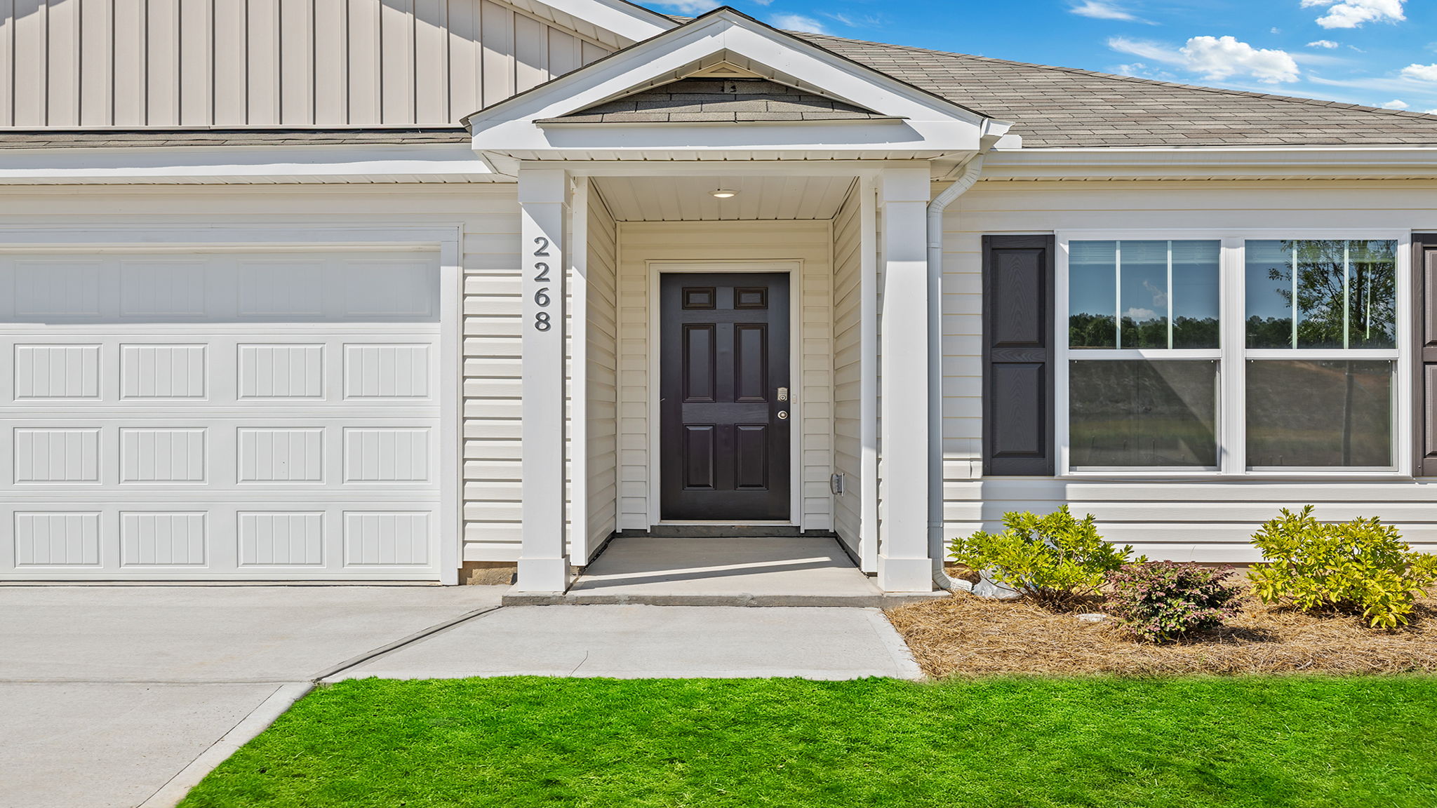 Front entrance of home.