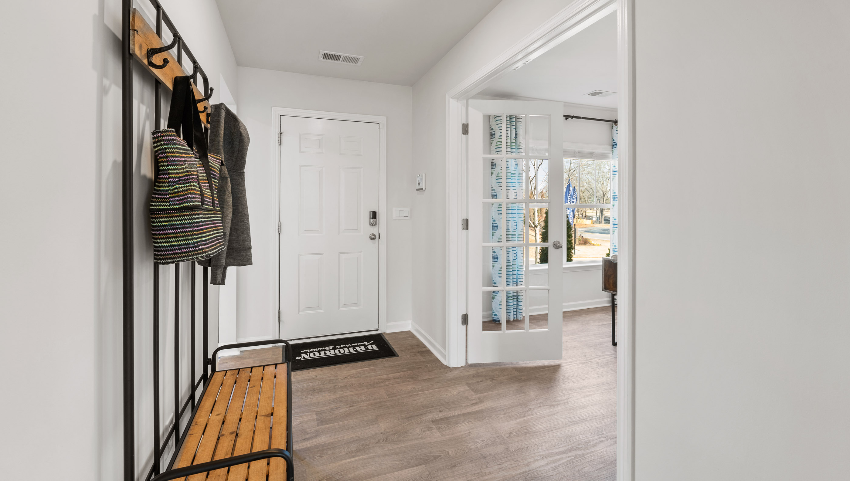 View of front door.