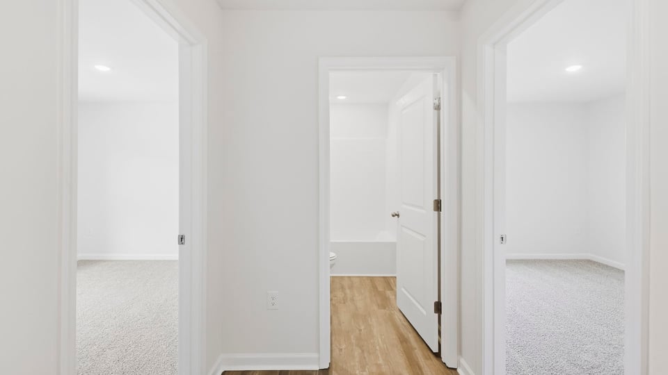 View of front door.