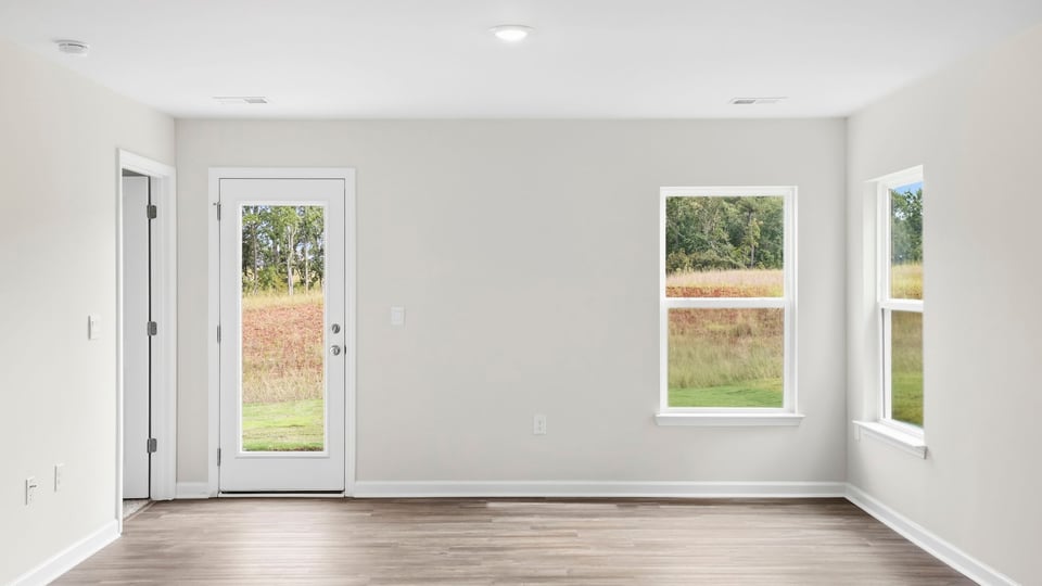 Living room with windows.