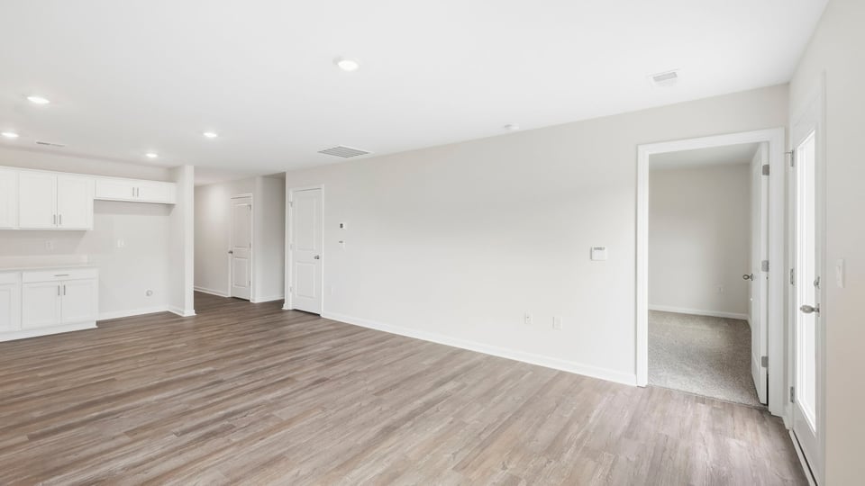 Living room with windows.