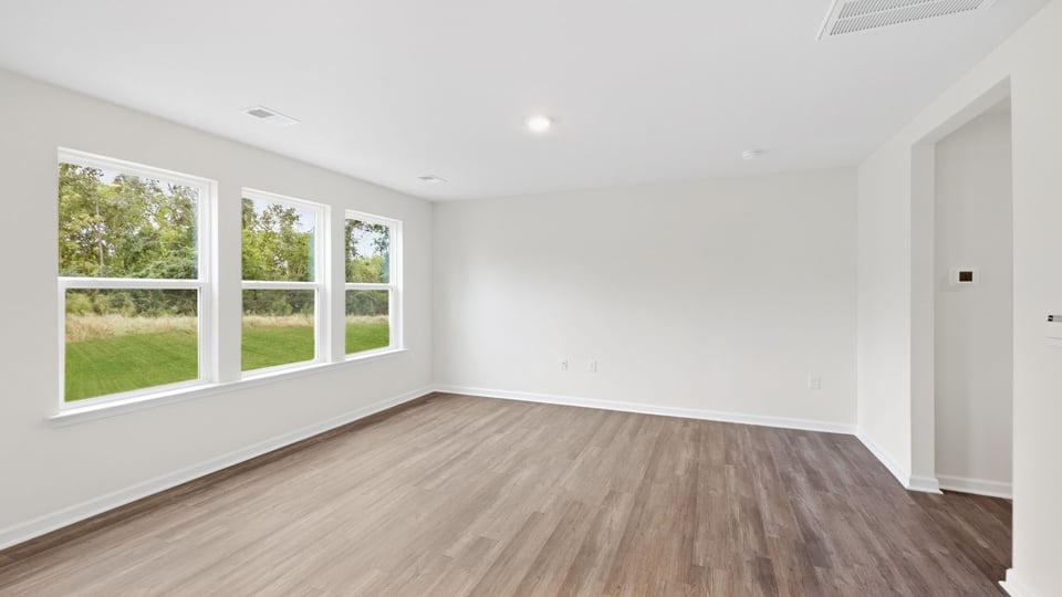 Living room with windows.