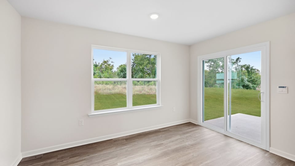 Dining area in the kitchen.