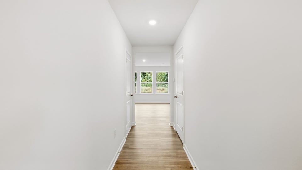Hallway into home.