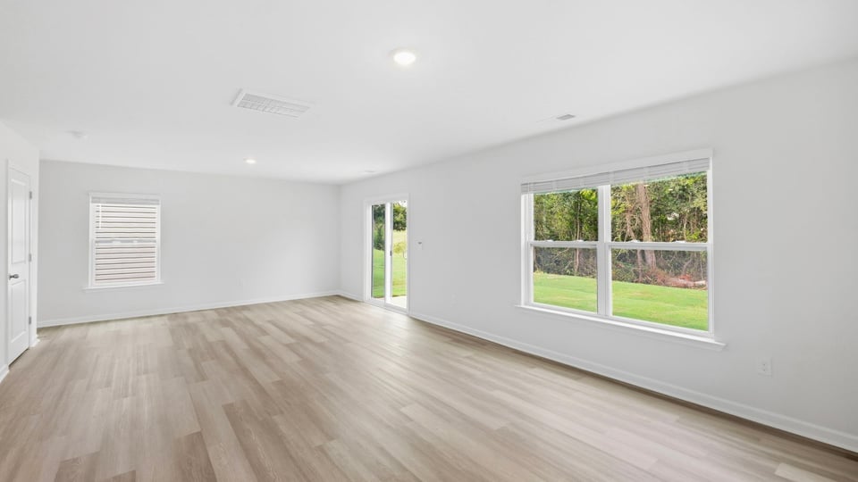 Living room with windows.