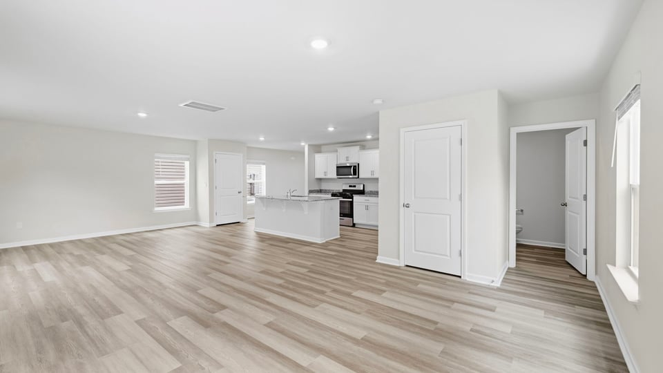 Living room with windows.