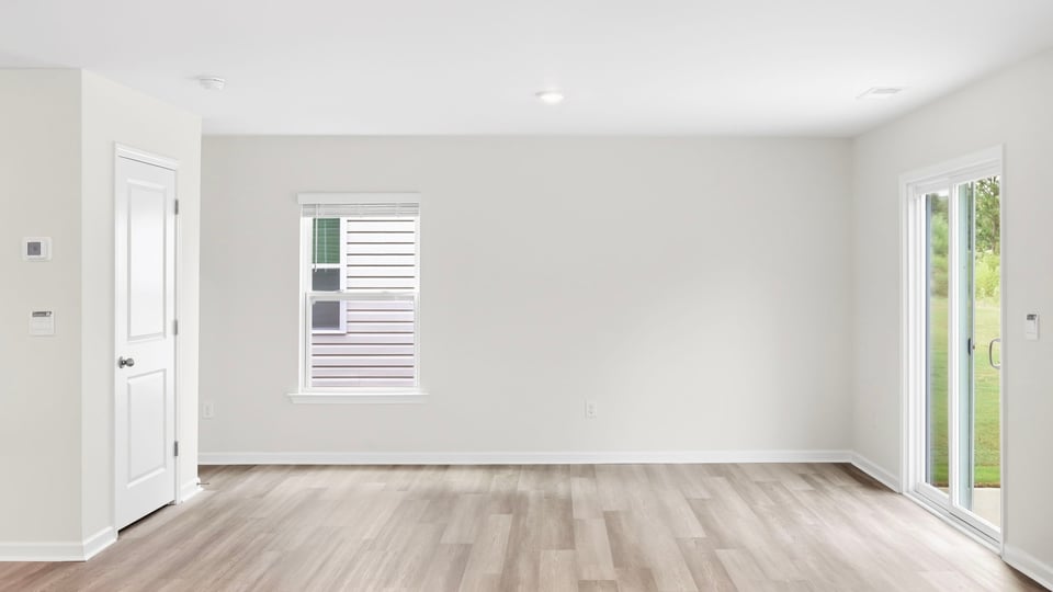 Living room with windows.