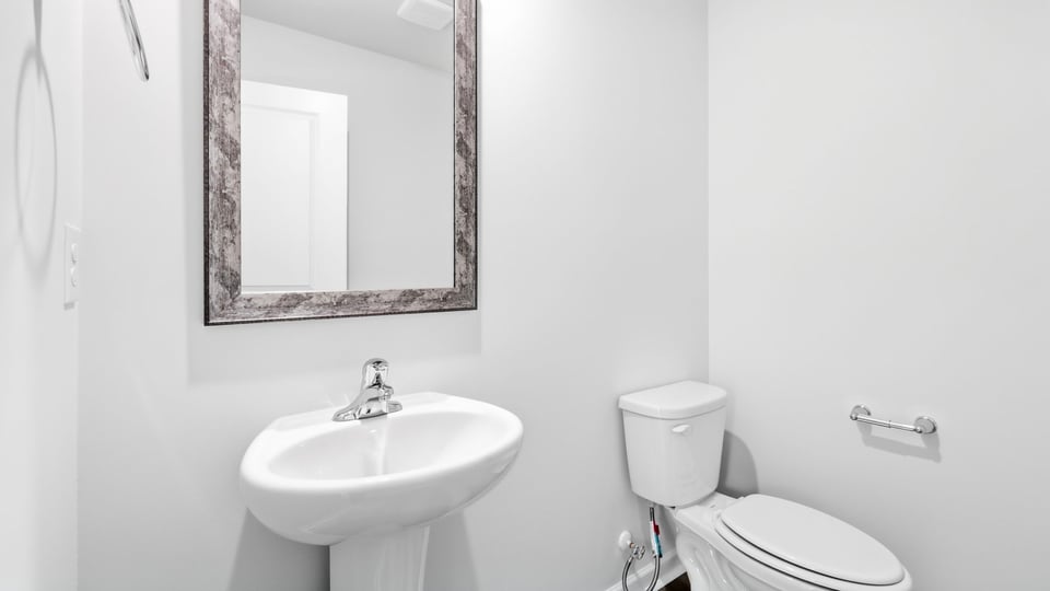 Half bathroom.