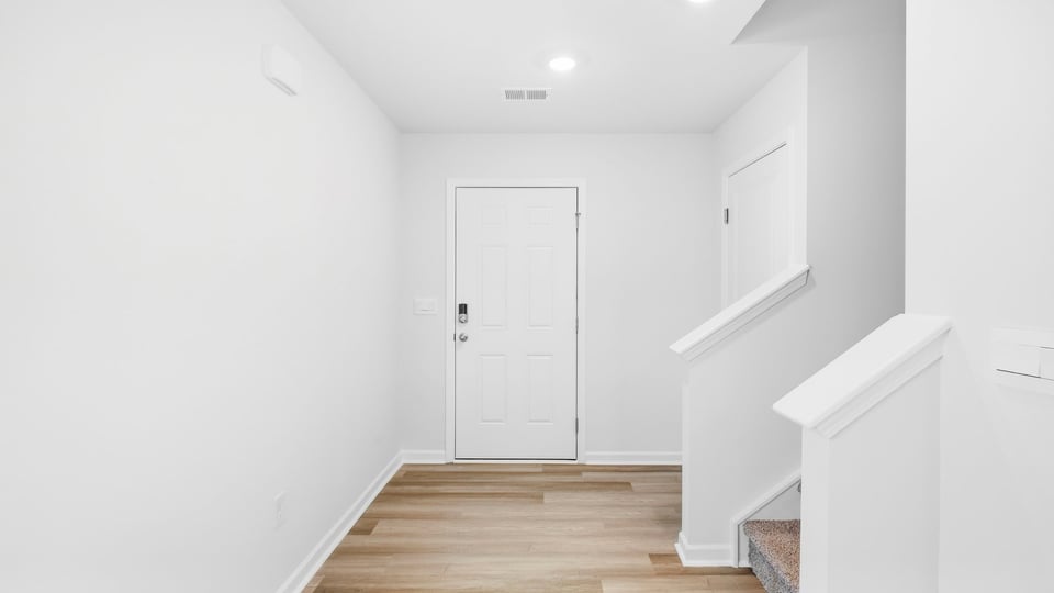 View of front door.
