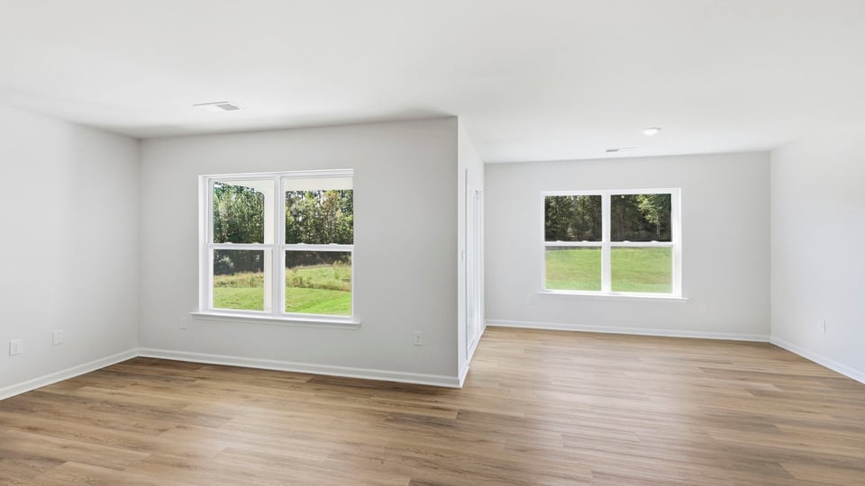 Living room with windows.