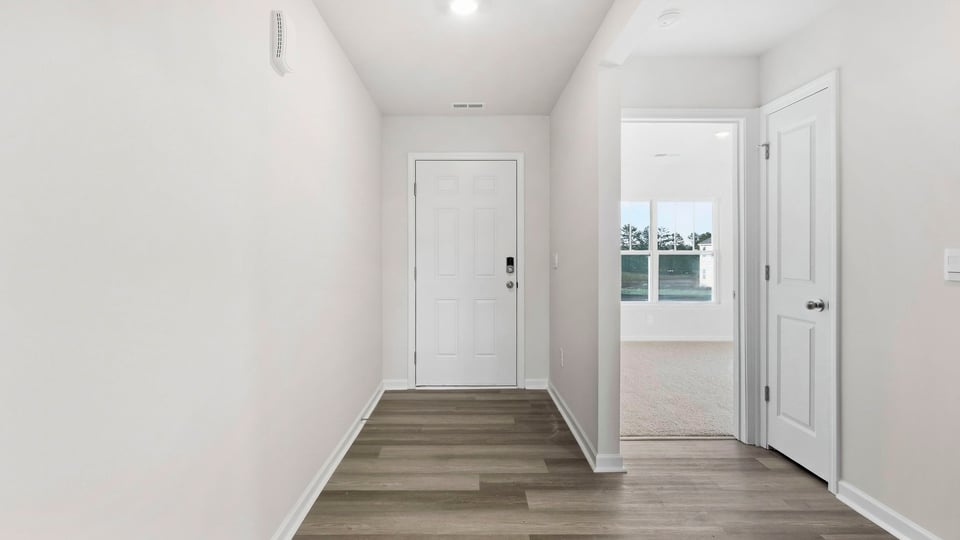 View of front door.