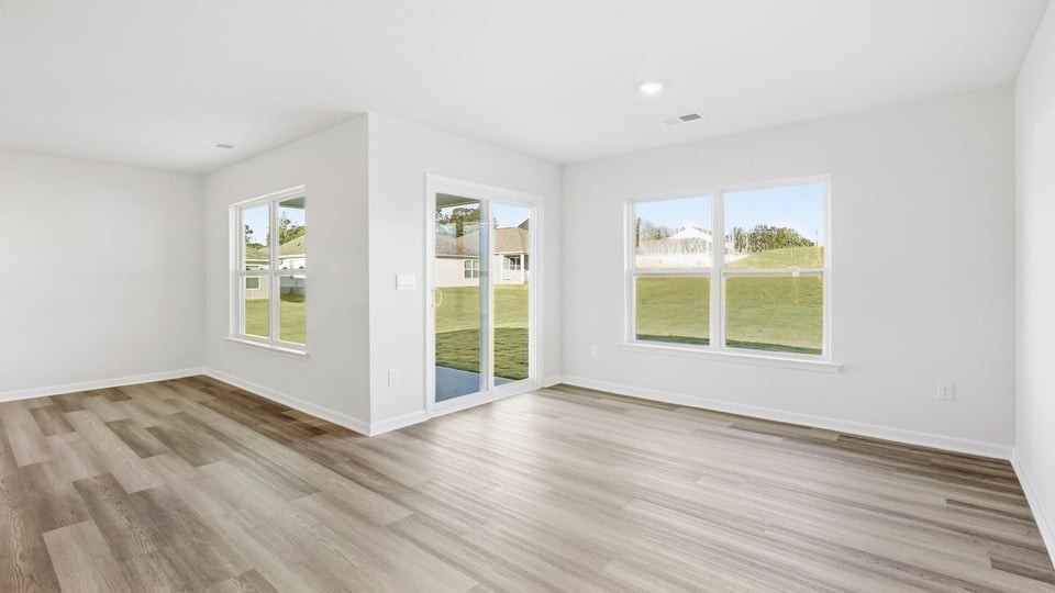 Living room with windows.