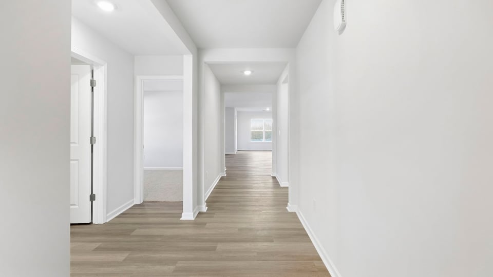 Hallway into home.