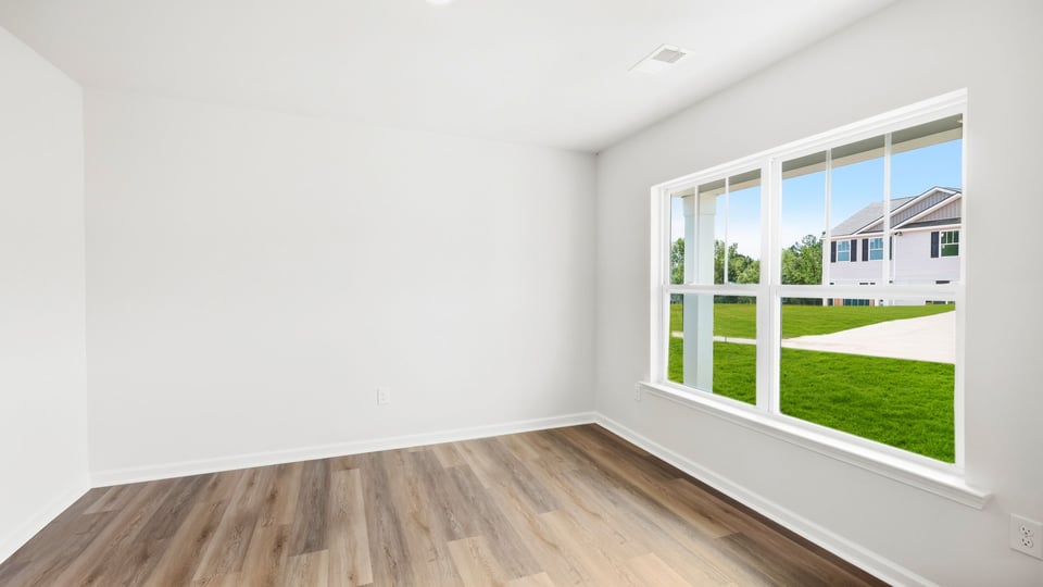 Flex room with windows.