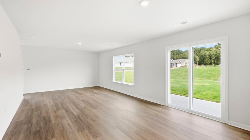 Living room with windows.
