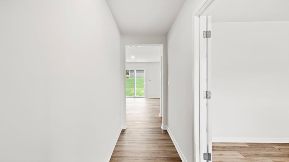 Hallway into home.