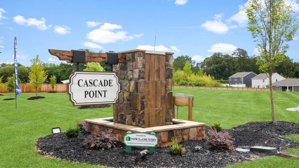 Monument sign of cascade point.