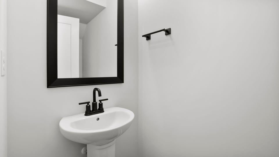 Half bathroom.