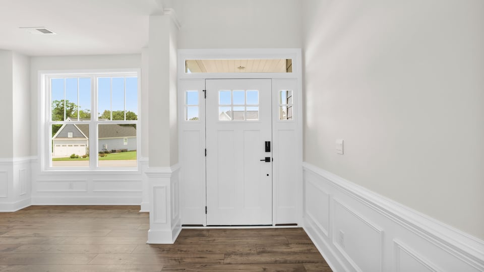View of front door.