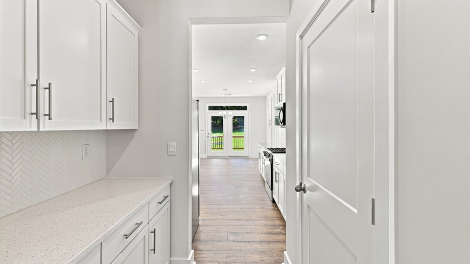 Hallway into home.