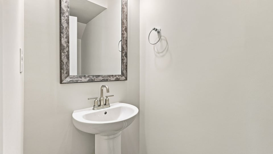 Half bathroom.