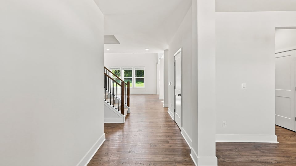 Hallway into home.