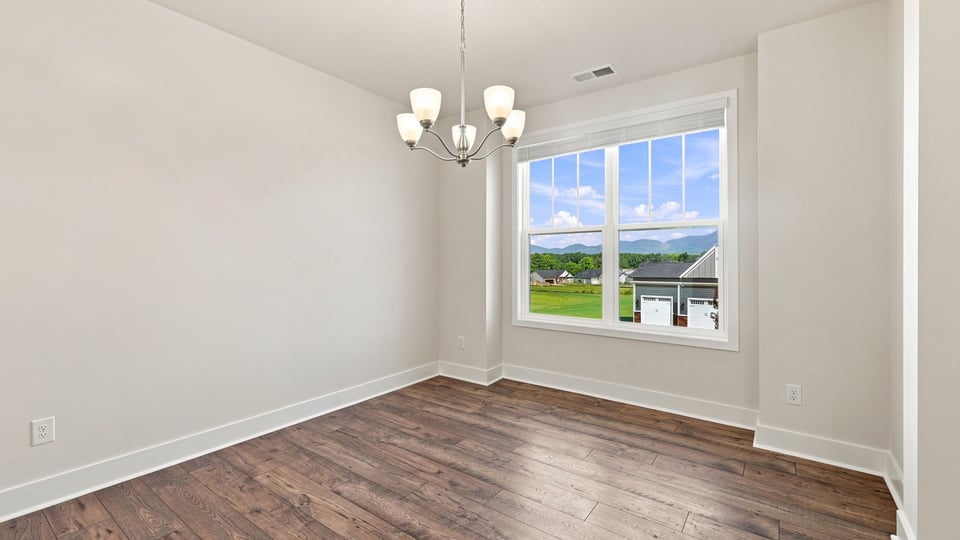 Flex room with windows.
