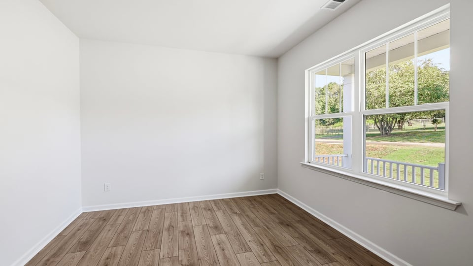 Flex room with windows.