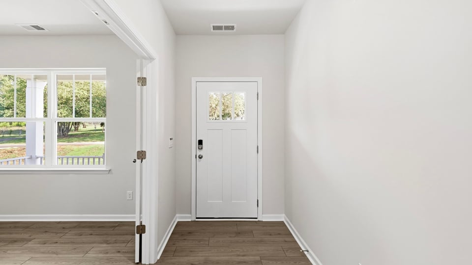 View of front door.