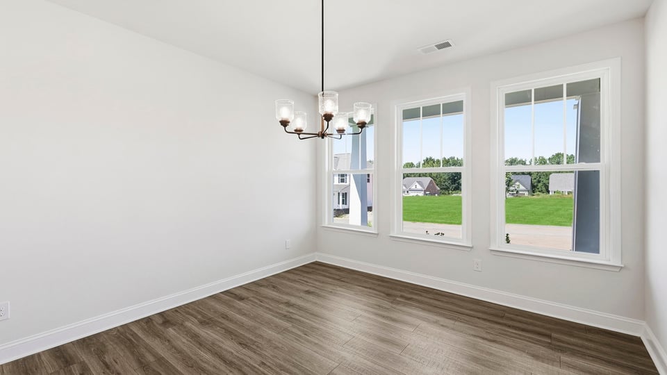 Flex room with windows.
