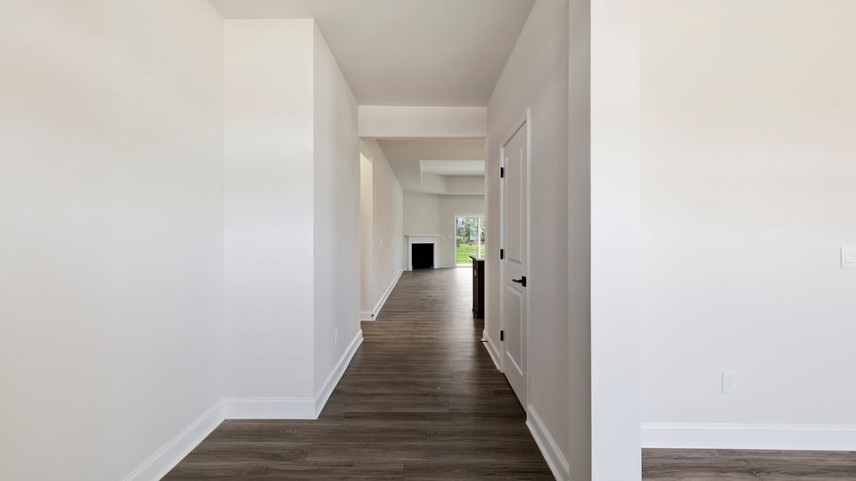 Hallway into home.