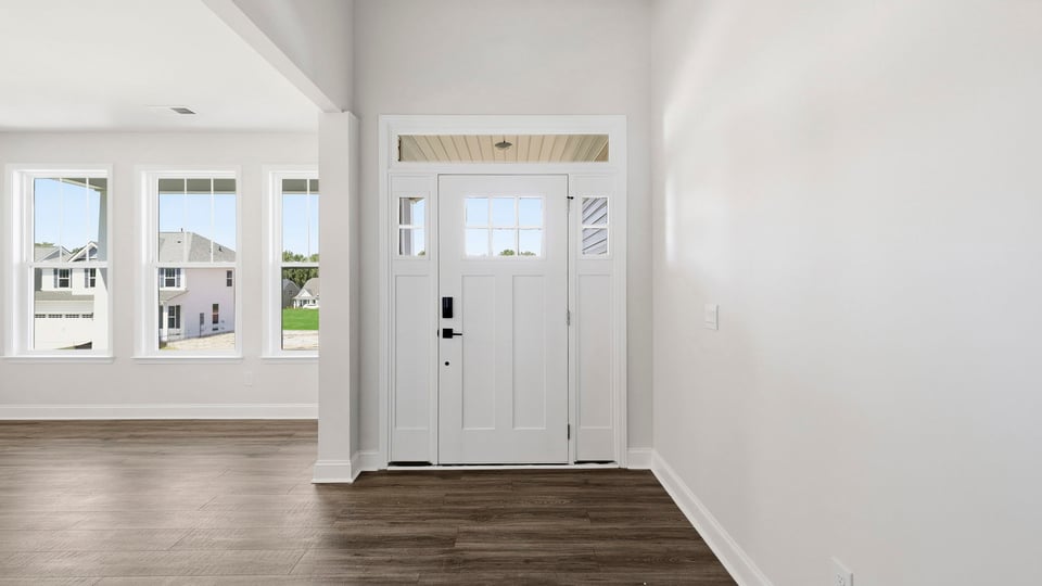 View of front door.