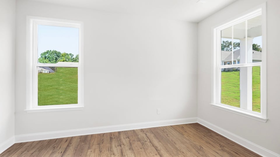 Flex room with windows.